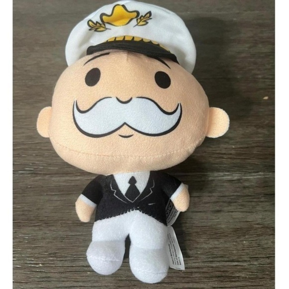 Hasbro Mr Monopoly Man Uncle Pennybags Captain Sailor Big Head Plush Toy Factory